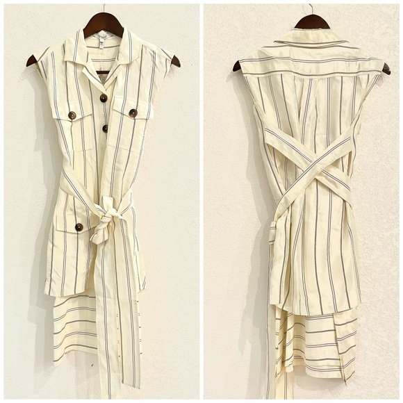 NWT Derek Lam 10 Crosby Utility Two-Piece Shirt Dress - Picture 11 of 16